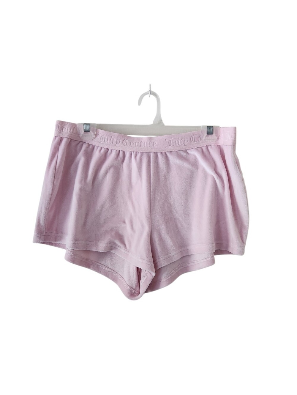 Juicy Couture Pink Velour Shorts